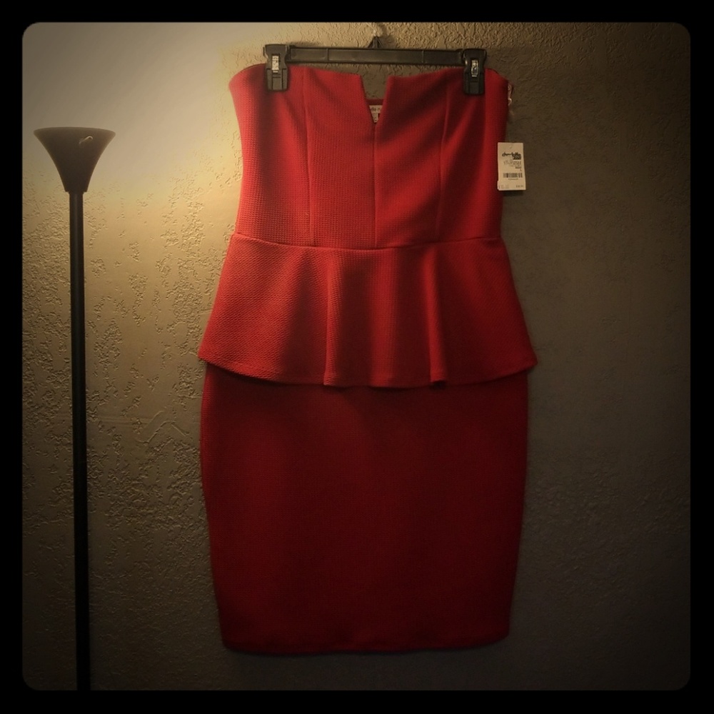 Strapless dress